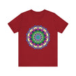 Vibrant Mandala Tee featuring a colorful and intricate design perfect for adding a pop of color to your wardrobe