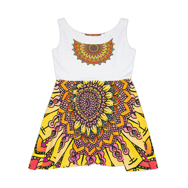 Solar Mandala Skater Dress