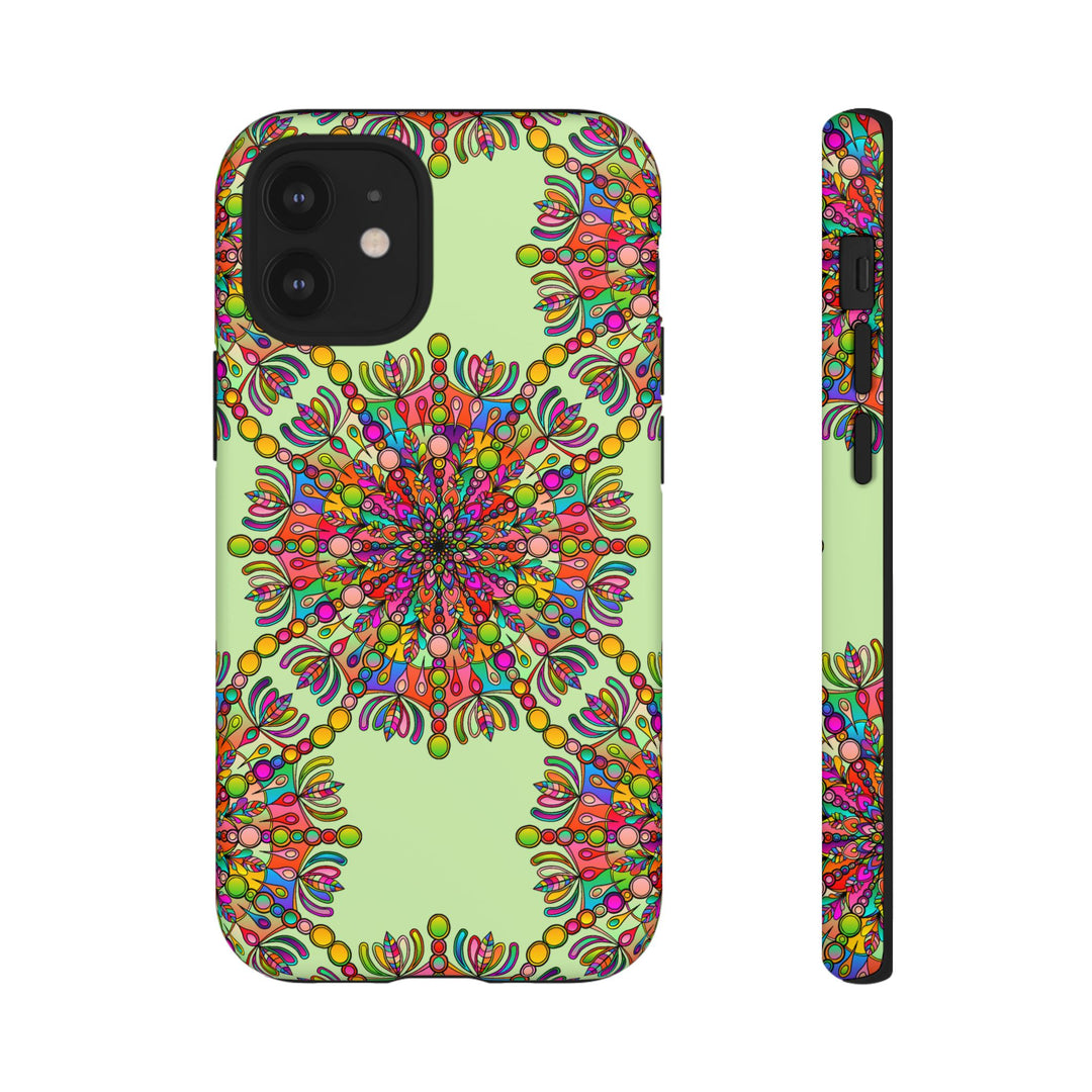 Intricate Mandala Phone Case in Lively Colors for Unique Style