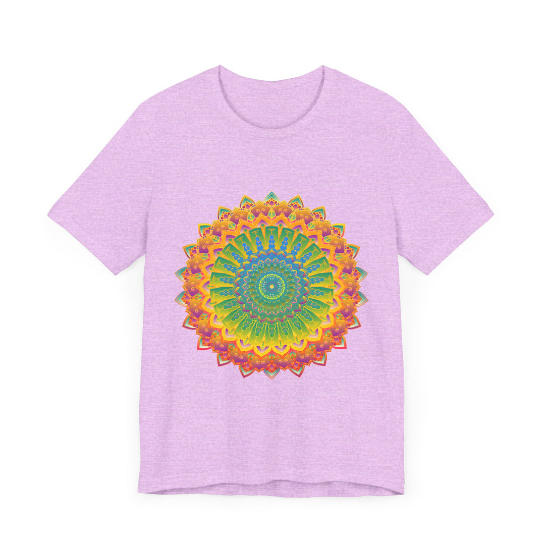 Beautifully detailed mandala tee with vibrant and intricate design