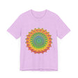 Beautifully detailed mandala tee with vibrant and intricate design