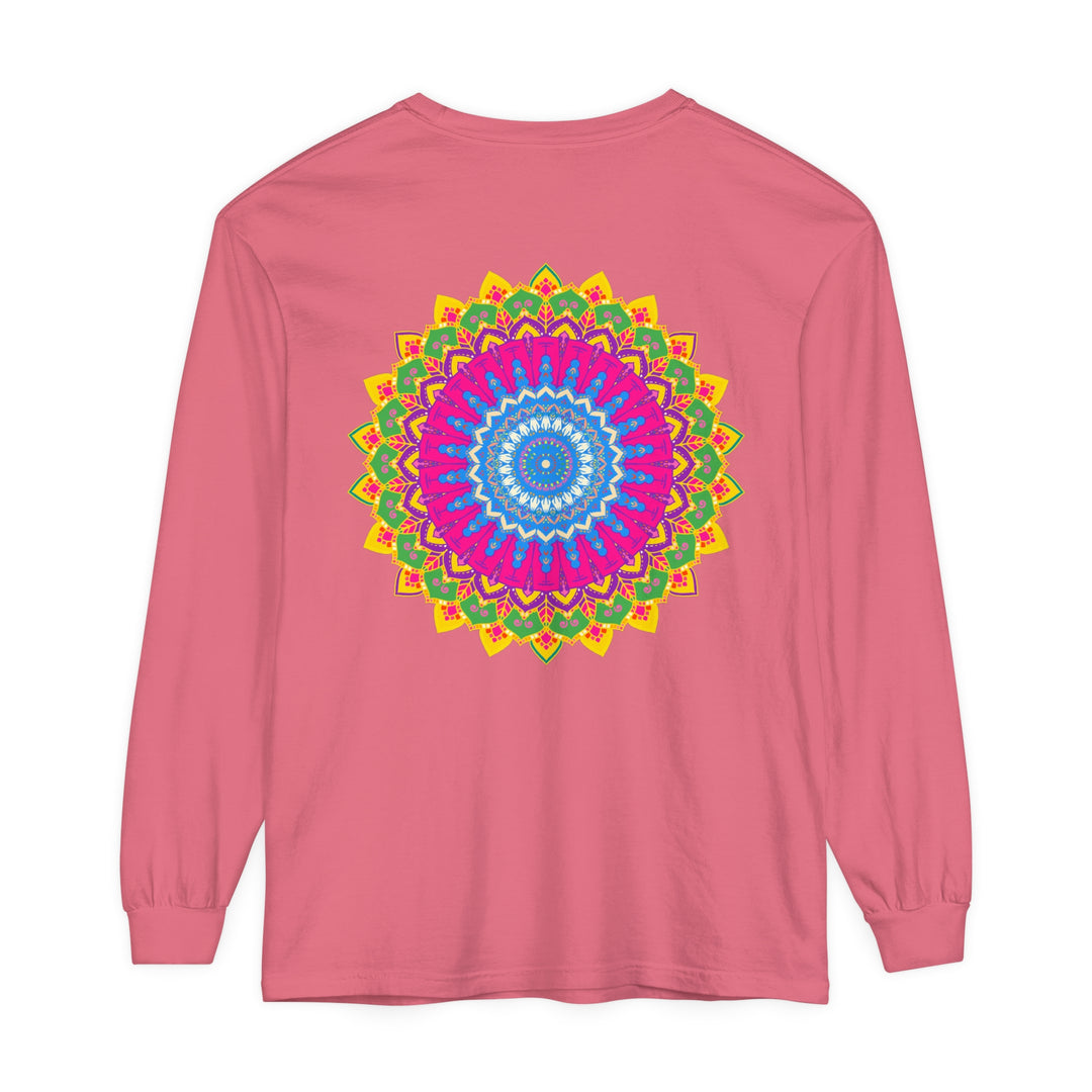  Long Sleeve Tee with Beautiful and Detailed Mandala Print