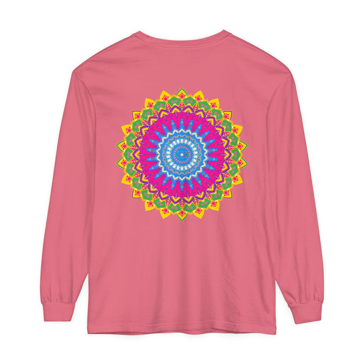  Long Sleeve Tee with Beautiful and Detailed Mandala Print