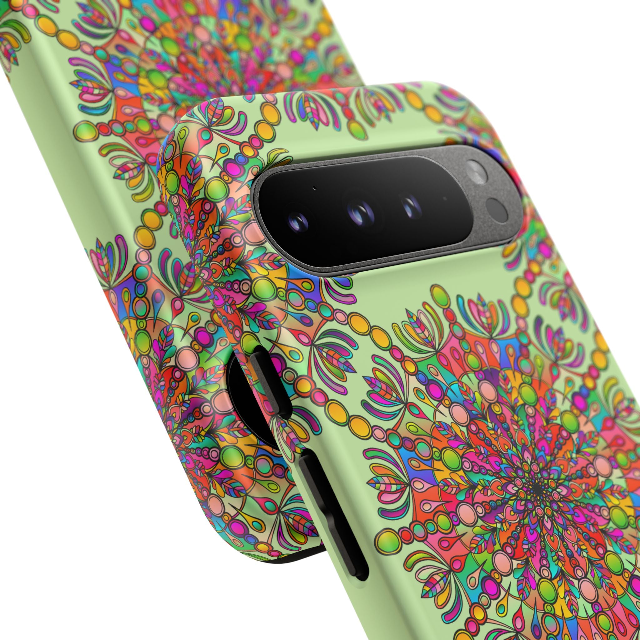 Vibrant Mandala iPhone & Google Pixel Case | Tough Cases