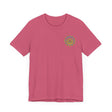 Colorful and intricate psychedelic mandala t-shirt representing spiritual peace and tranquility