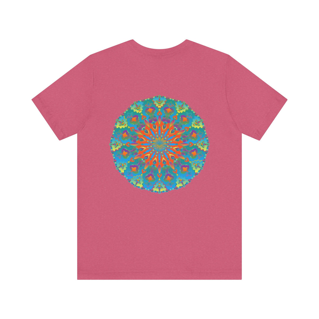 Beautiful Mandala Tee with intricate design symbolizing spiritual peace and harmony for a serene and tranquil vibe