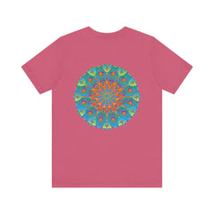 Beautiful Mandala Tee with intricate design symbolizing spiritual peace and harmony for a serene and tranquil vibe