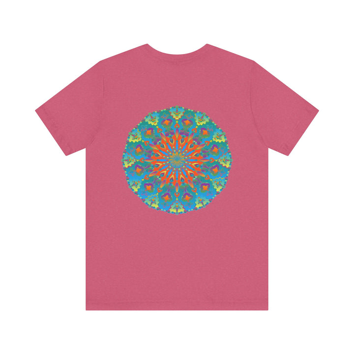 Beautiful Mandala Tee with intricate design symbolizing spiritual peace and harmony for a serene and tranquil vibe