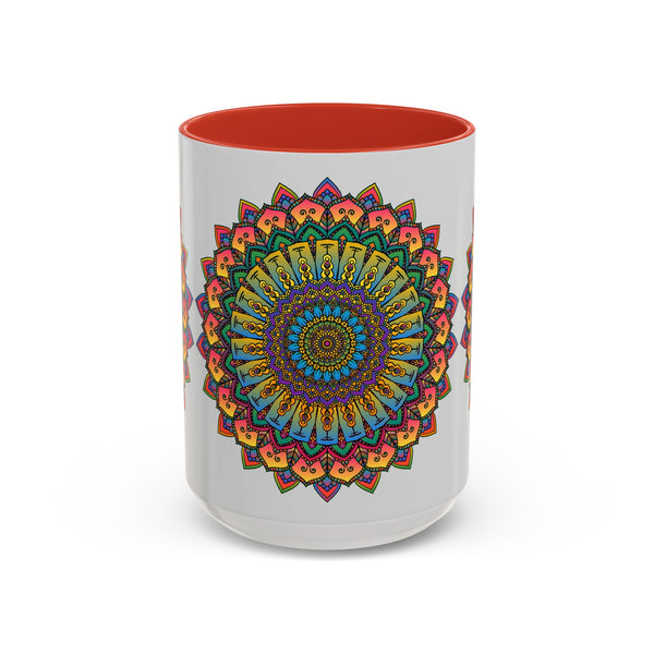 Mandala Art Mug featuring vibrant and intricate spiritual designs in a variety of colorful hues, perfect for adding a touch of enlightenment to your morning routine