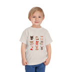 Animal Love Kleinkind T-Shirt, süße Cartoon Tiere T-Shirt für Kinder 