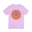 Vibrant Mandala T-Shirt featuring intricate spiritual design for peace and harmony