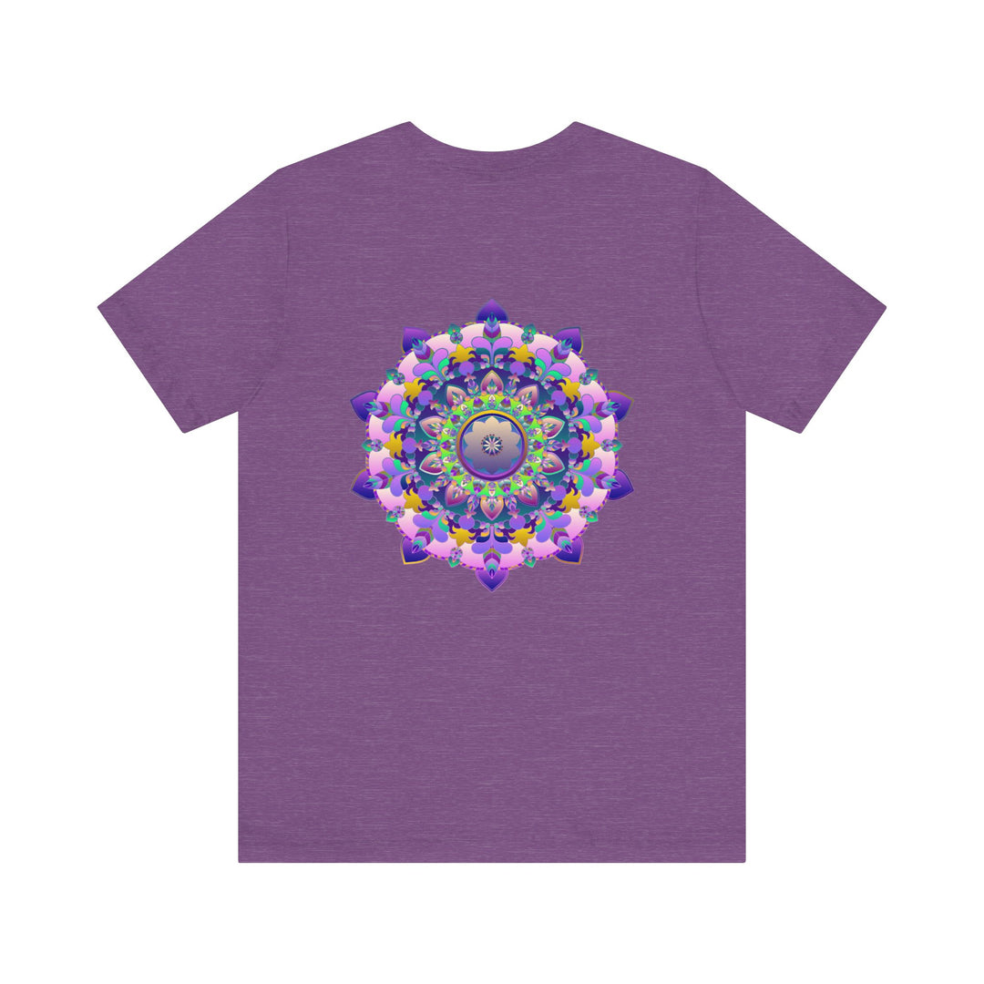 Vibrant Mandala T-Shirt featuring intricate spiritual design for peace and harmony