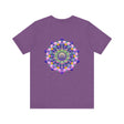 Vibrant Mandala T-Shirt featuring intricate spiritual design for peace and harmony