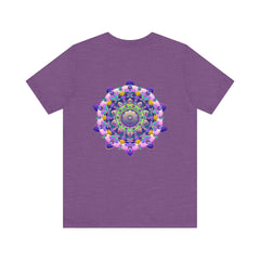 Vibrant Mandala T-Shirt featuring intricate spiritual design for peace and harmony