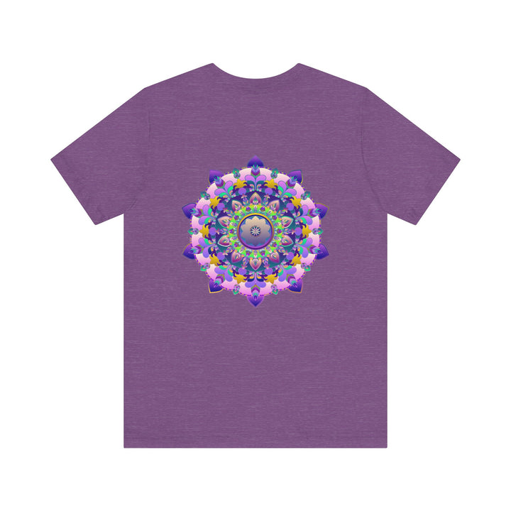 Vibrant Mandala T-Shirt featuring intricate spiritual design for peace and harmony