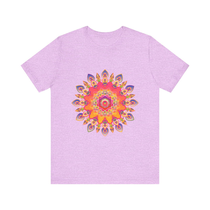 Vibrant Mandala T-Shirt - Colorful Spiritual Design alt text 8