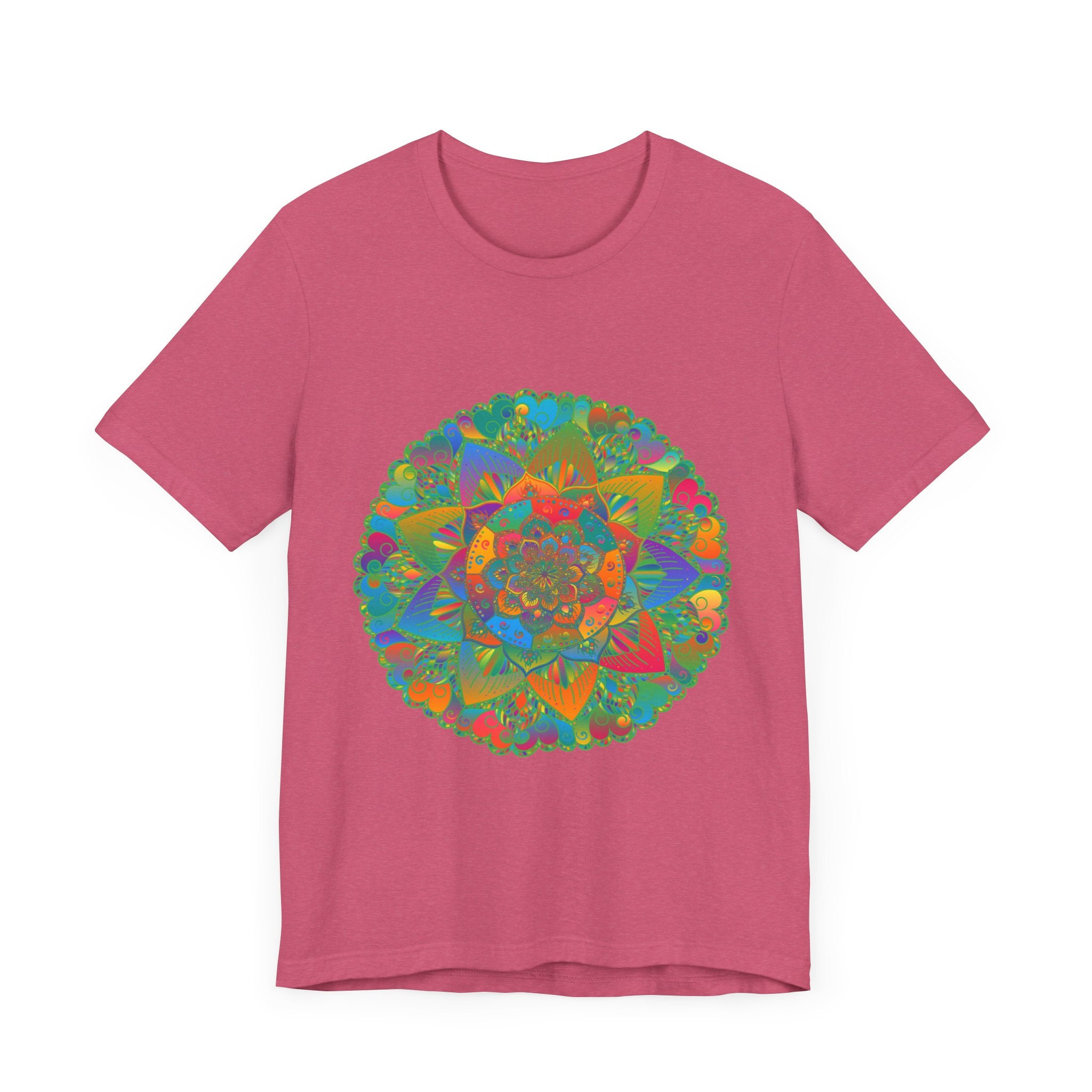 Vibrant Mandala Tee featuring a beautiful, intricate design promoting peace and tranquility for a stylish and serene look