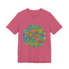 Vibrant Mandala Tee featuring a beautiful, intricate design promoting peace and tranquility for a stylish and serene look