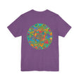 Beautiful mandala t-shirt symbolizing tranquility and spiritual well-being