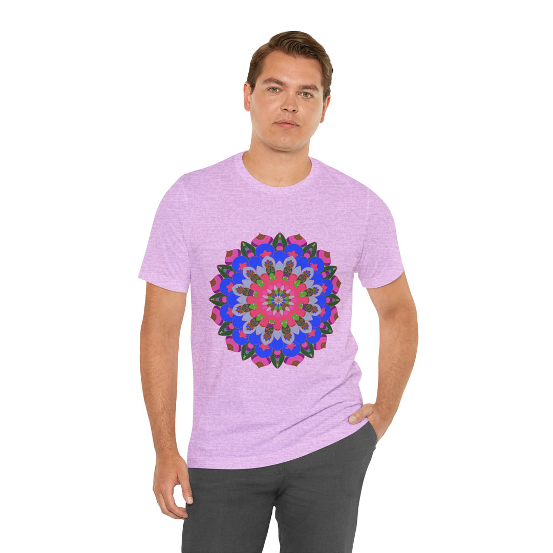 Colorful Mandala Geometric T-Shirt with vibrant patterns and intricate designs