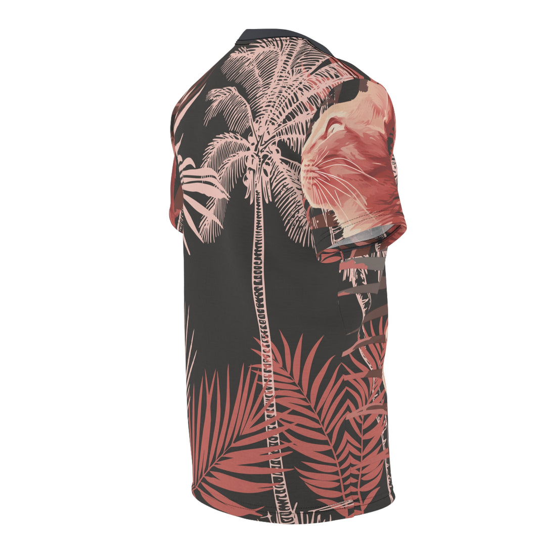 Tropical Cat All-Over Print Tee