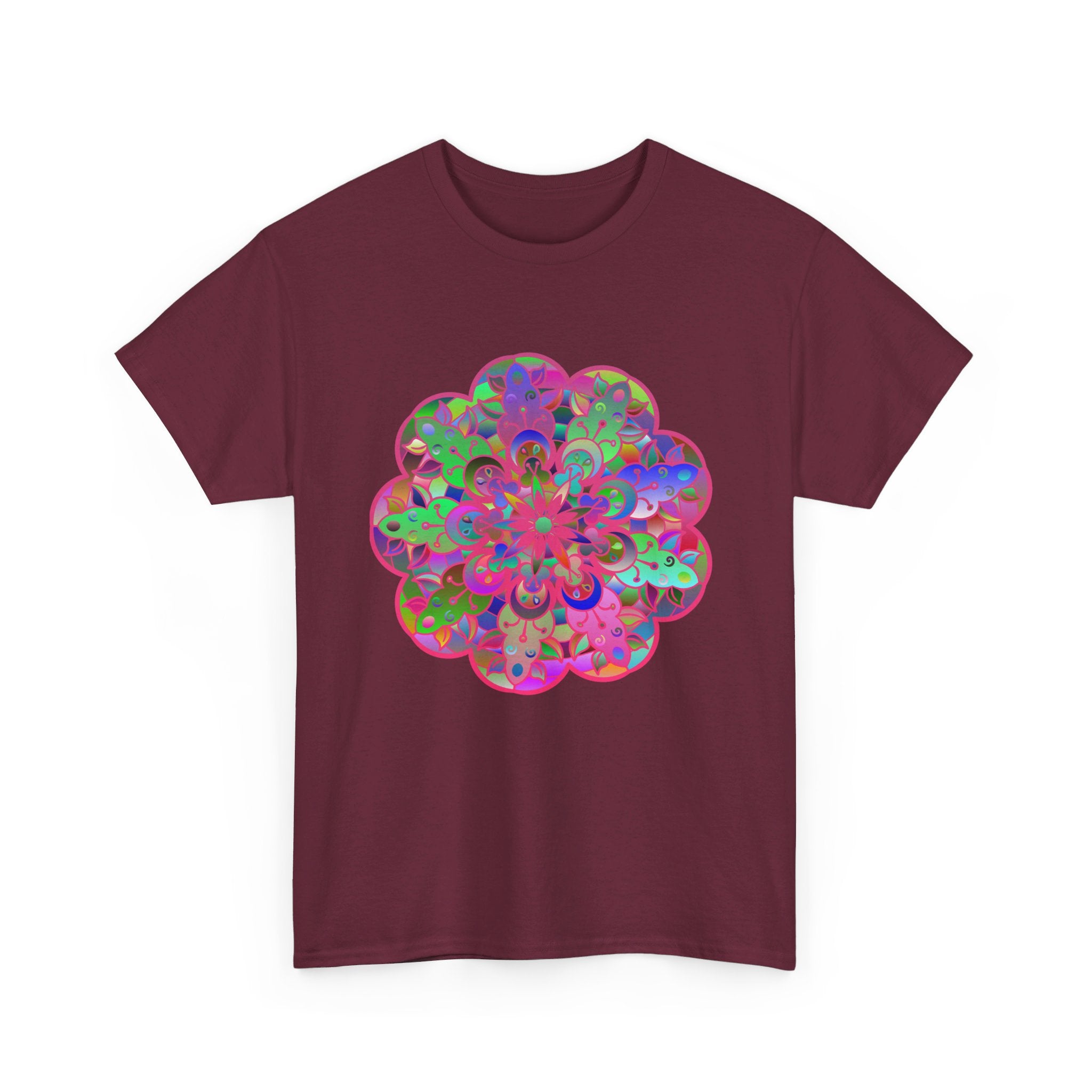 Mindfulness Tee with Intricate Mandala Print