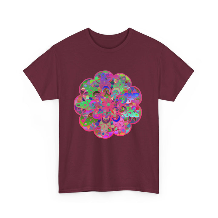 Mindfulness Tee with Intricate Mandala Print