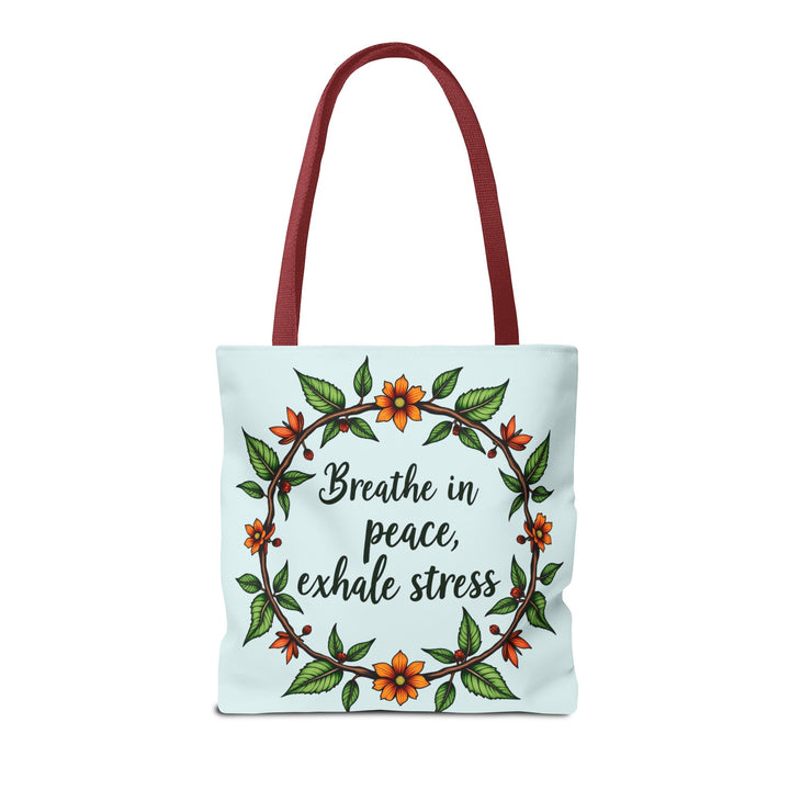 Beautifully designed Flower Crown Tote Bag in Serene Style, perfect for everyday use and adding a touch of nature-inspired elegance to your ensemble