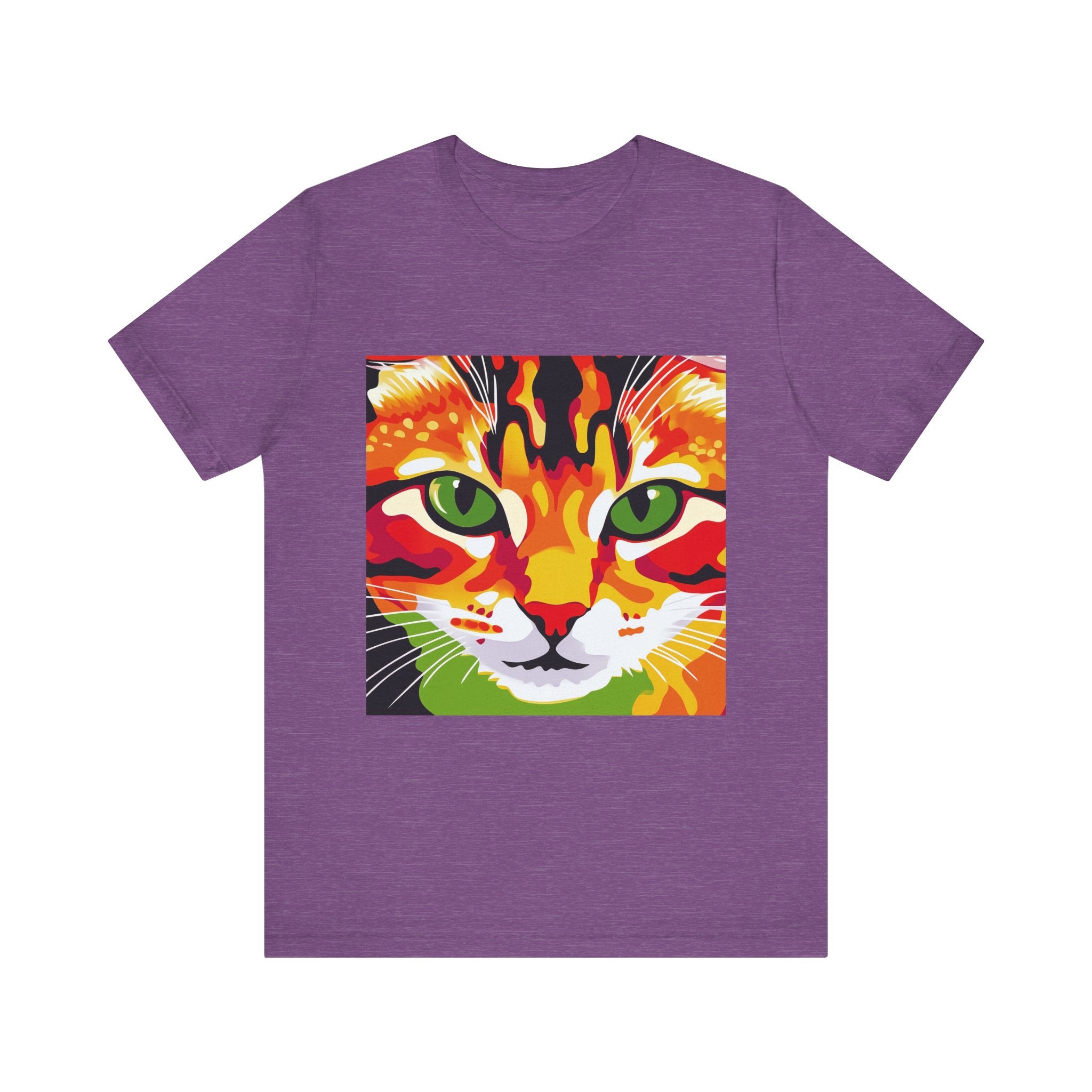 Abstract art of a beautiful Savanna Cat printed on a high-quality t-shirt