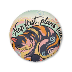 Cozy Ukiyo-e Cat Floor Pillow Cushion