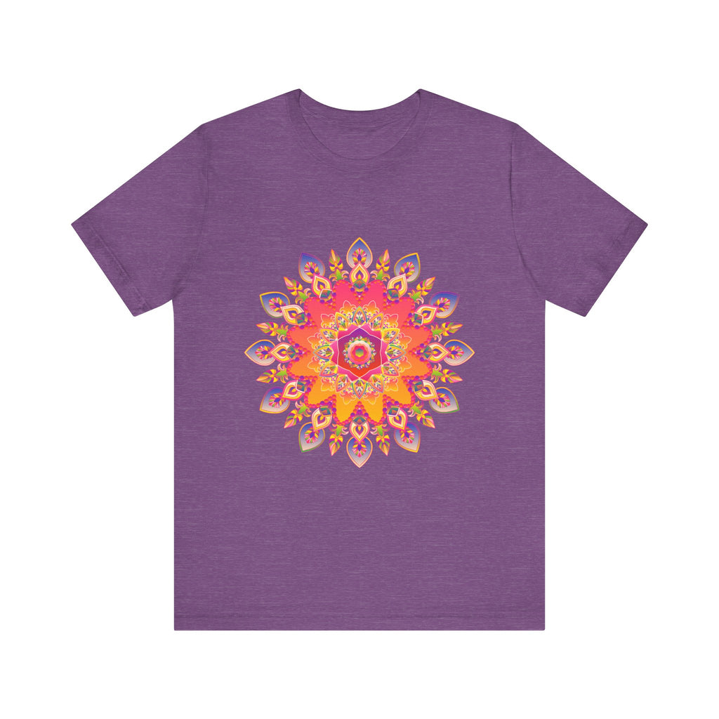 Vibrant Mandala T-Shirt - Colorful Spiritual Design alt text 7