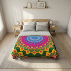 Bettwäsche aus Baumwolle mit Mandala-Motiv im Bohème-Stil