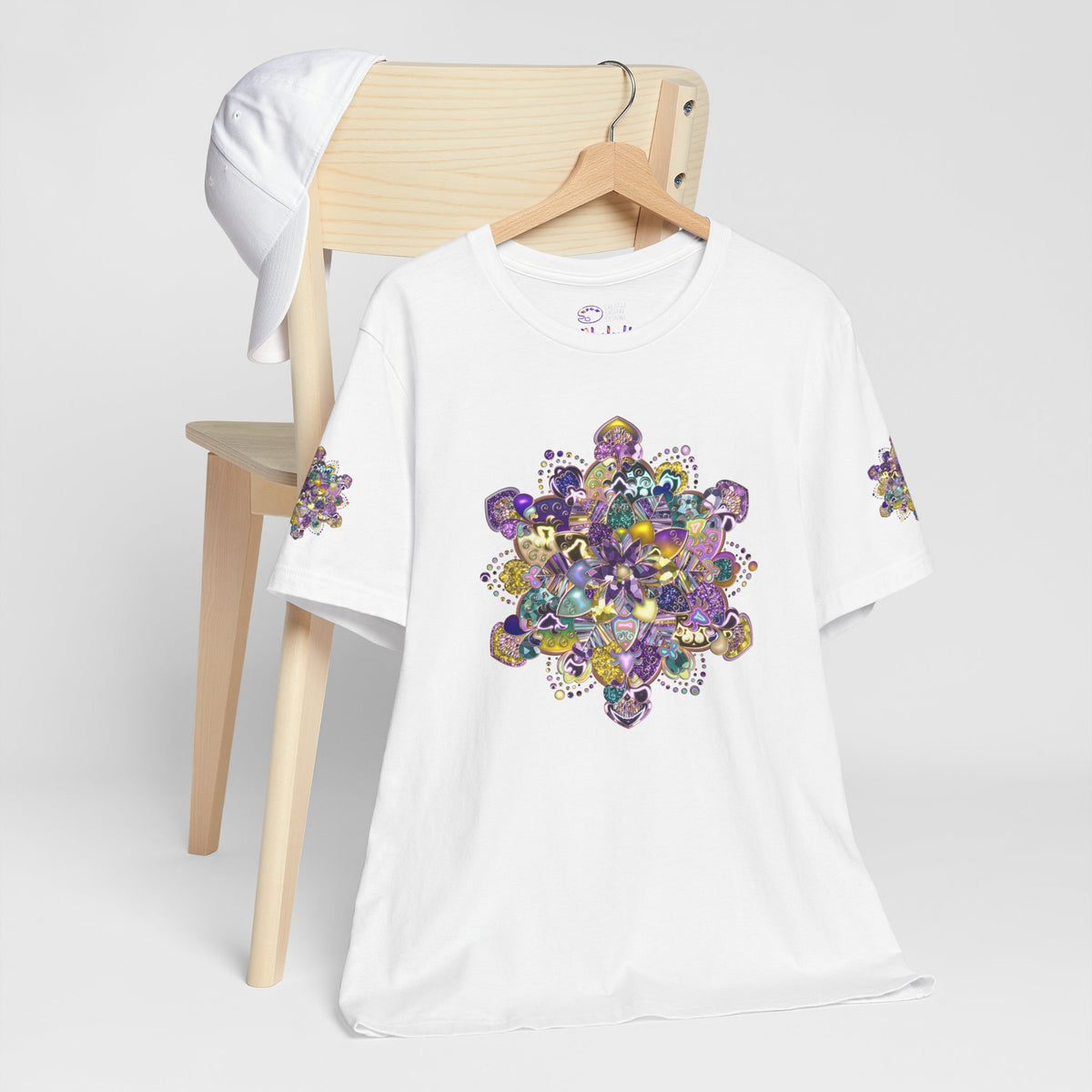 Unisex Floral Jewel Mandala T-Shirt