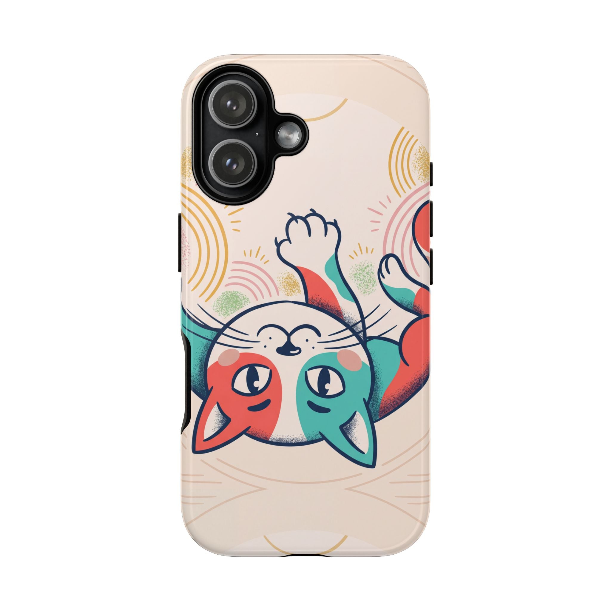 Phone Case — Cute Retro Calico Cat Protective Cover