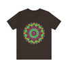 Vibrant Mandala Tee featuring a cosmic and interconnected design, perfect for adding a pop of color and spirituality to your wardrobe