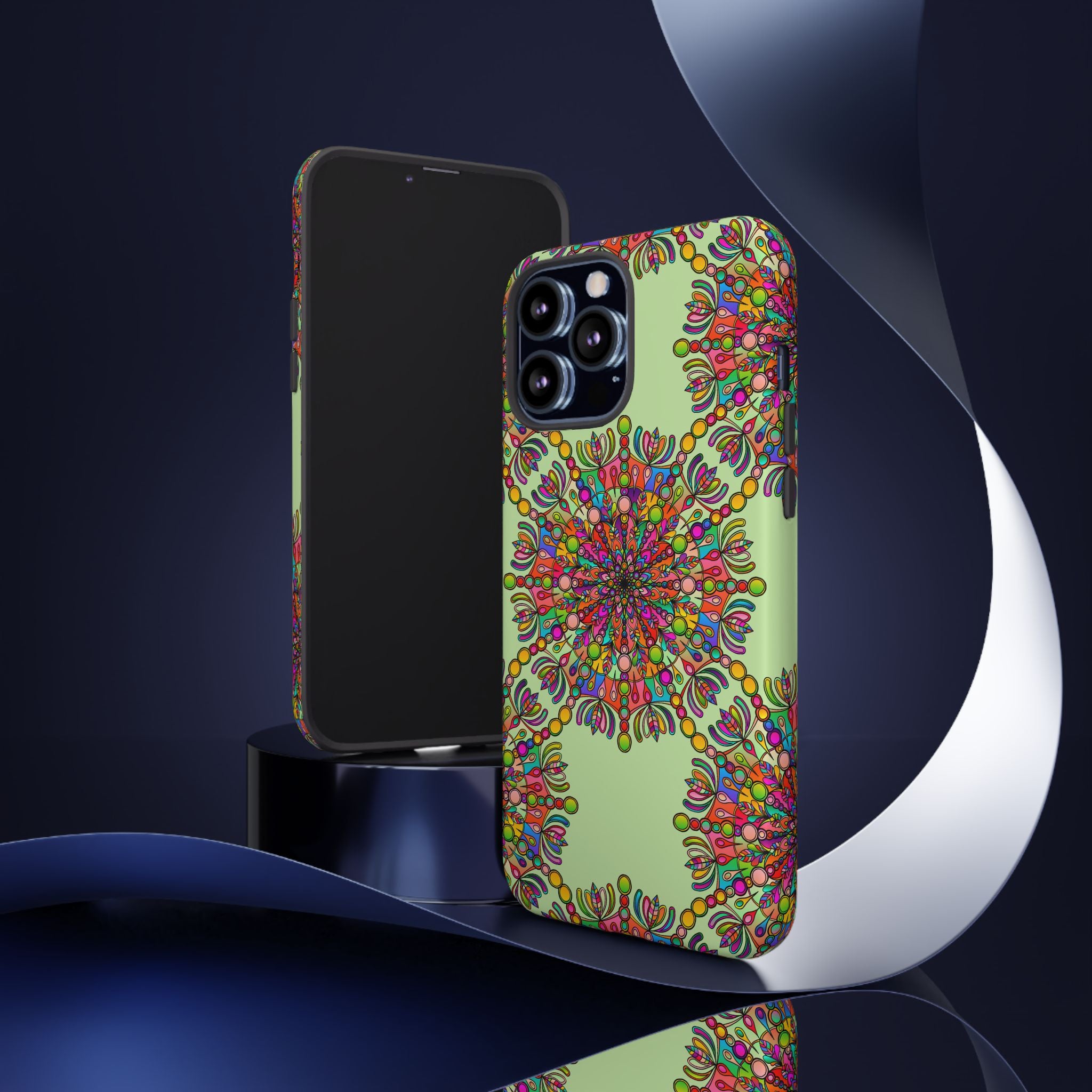 Vibrant Mandala iPhone & Google Pixel Case | Tough Cases