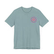 Vibrant Mandala Tee with intricate spiritual design promoting peace and harmony