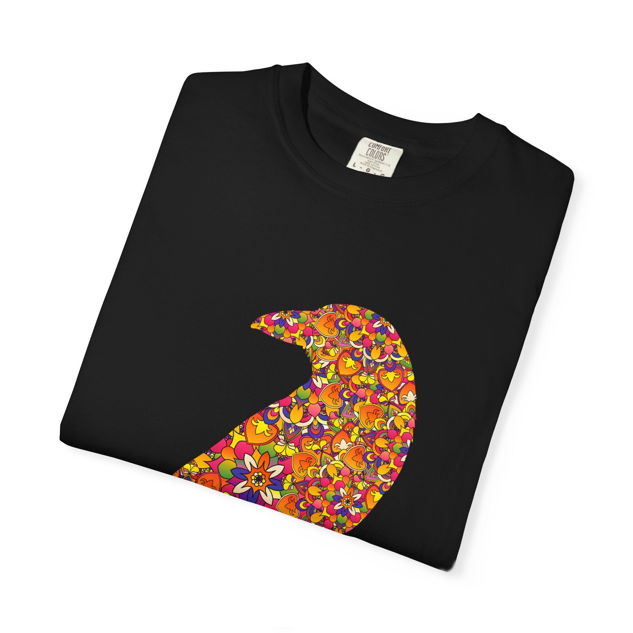 Crow Within ~ Floral Mandala Radiant Raven T-Shirt