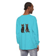 Beautiful Black Cat Watercolor Art Long Sleeve T-Shirt for Cat Lovers
