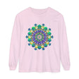 Beautiful and intricate mandala design on a long sleeve t-shirt