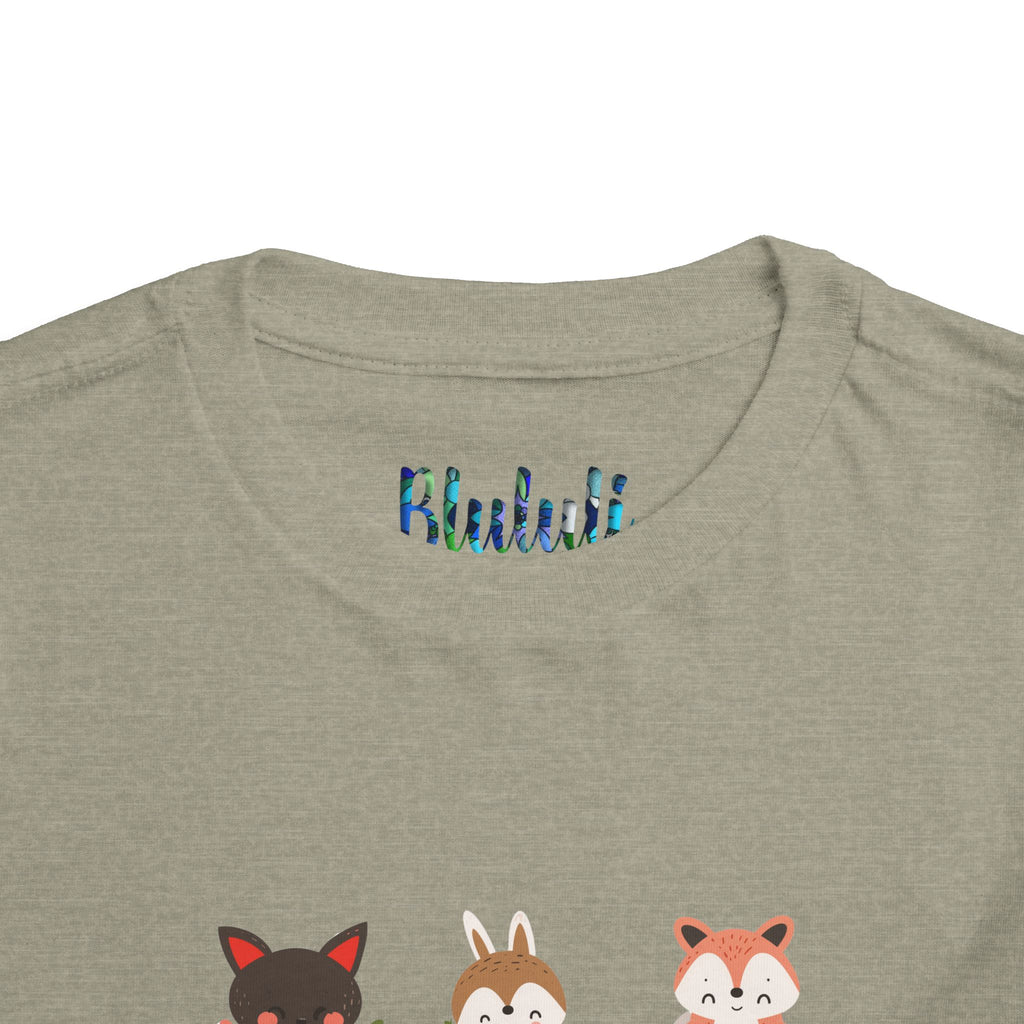 Animal Love Kleinkind T-Shirt, süße Cartoon Tiere T-Shirt für Kinder 