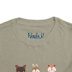 Animal Love Kleinkind T-Shirt, süße Cartoon Tiere T-Shirt für Kinder 