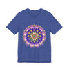 Stunning and expressive mandala flower shirt for a vibrant and stylish look