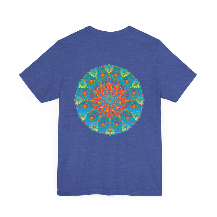 Beautiful mandala tee with intricate design promoting spiritual peace and harmony