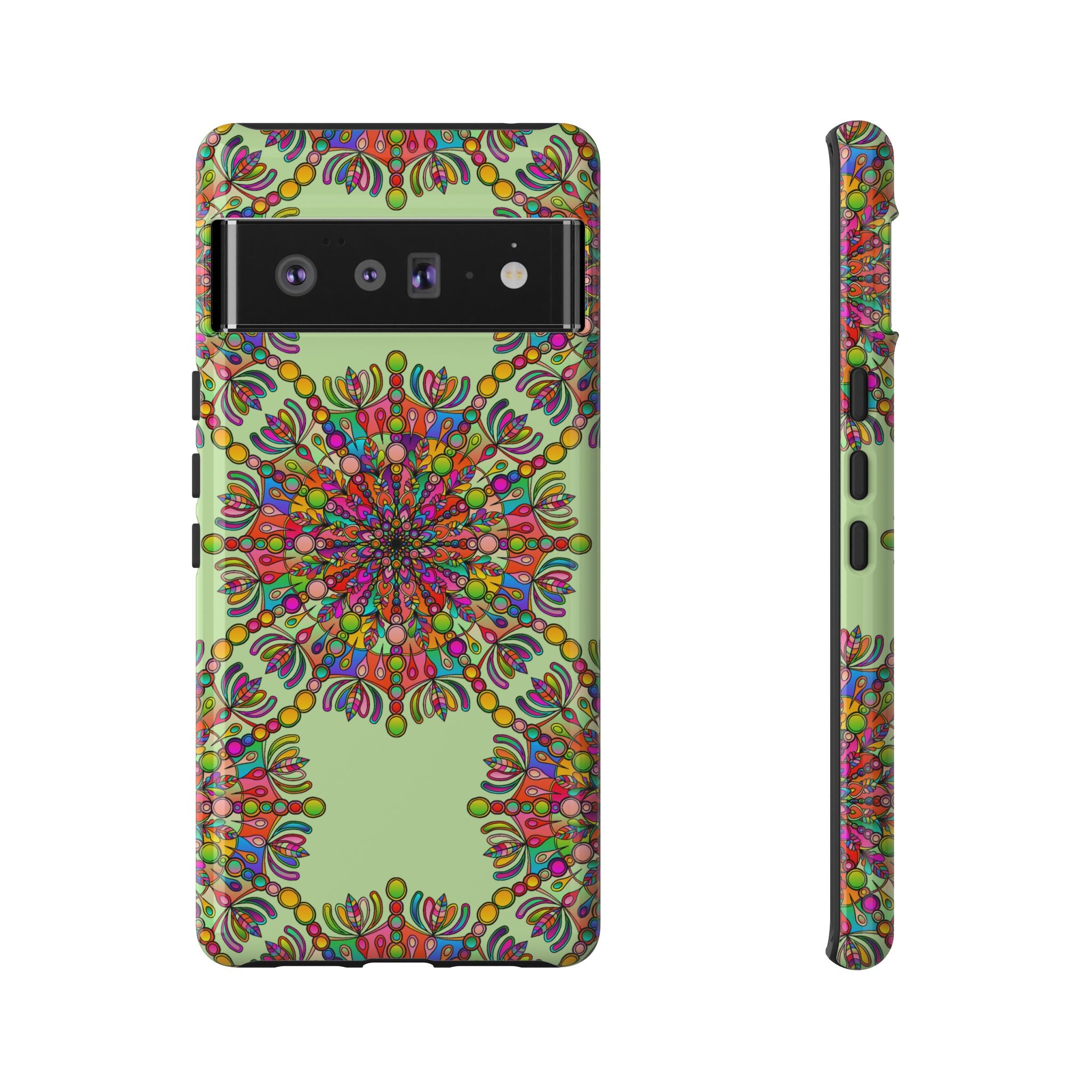 Vibrant Mandala iPhone & Google Pixel Case | Tough Cases