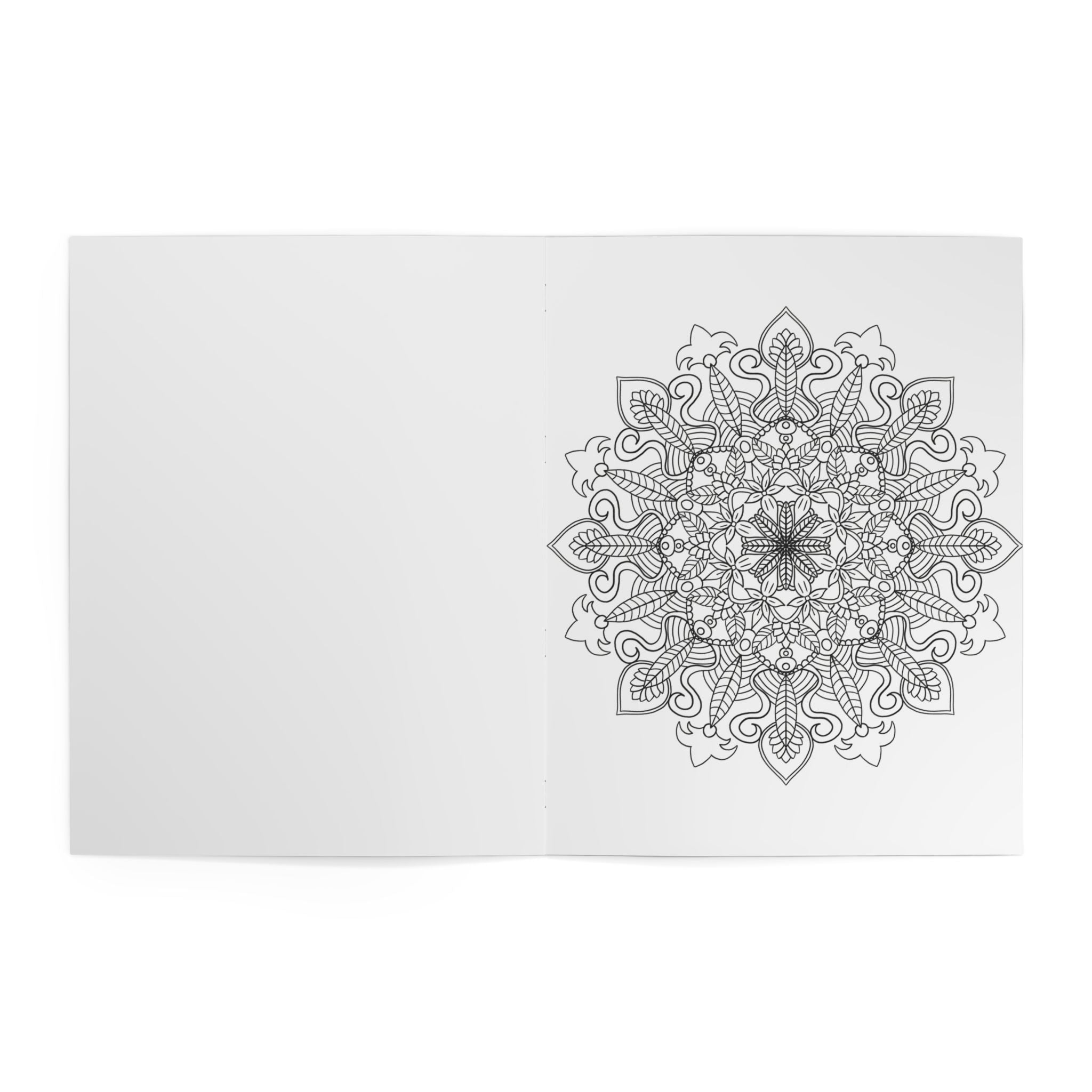 Mandala Coloring Book — Hand-Drawn Intricate Designs for Relaxation & Mindfulness