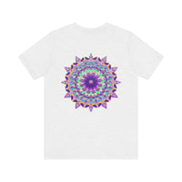 Detailed and vibrant Mandala Tee with spiritual design, perfect for embracing peace and positivity