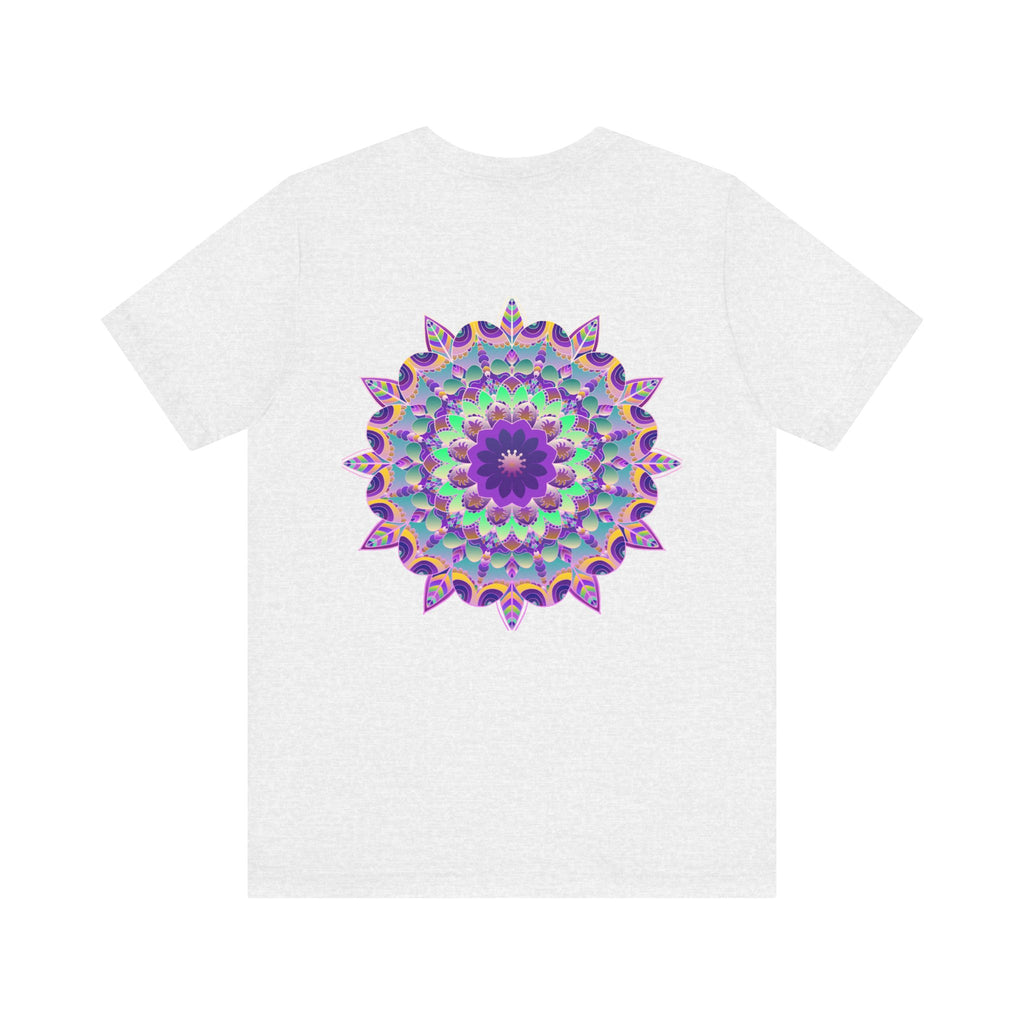Detailed and vibrant Mandala Tee with spiritual design, perfect for embracing peace and positivity