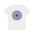 Detailed and vibrant Mandala Tee with spiritual design, perfect for embracing peace and positivity