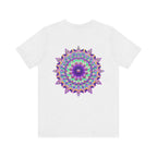 Detailed and vibrant Mandala Tee with spiritual design, perfect for embracing peace and positivity